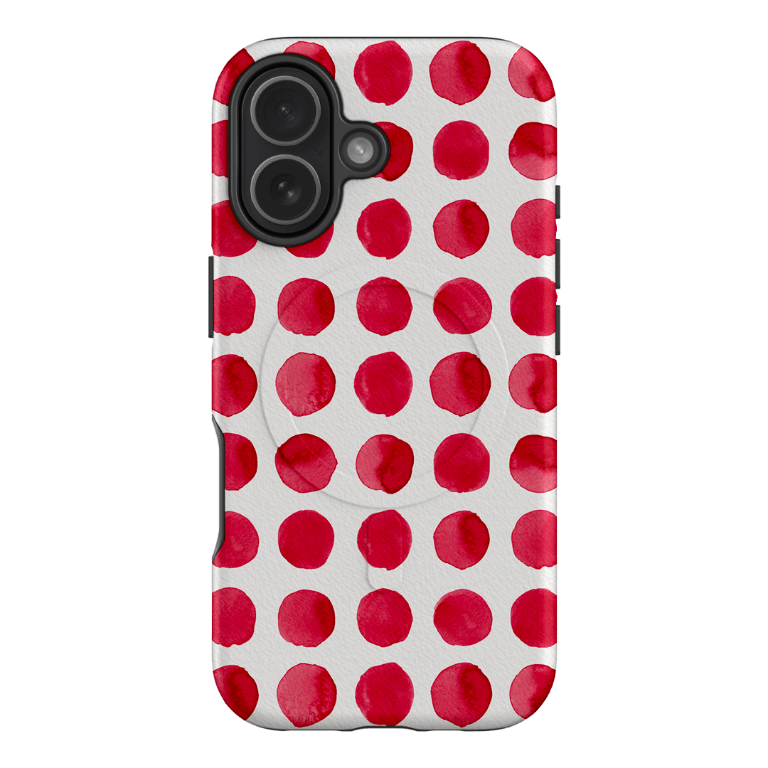 Spots in Red Printed Phone Cases by The Dairy - The Dairy