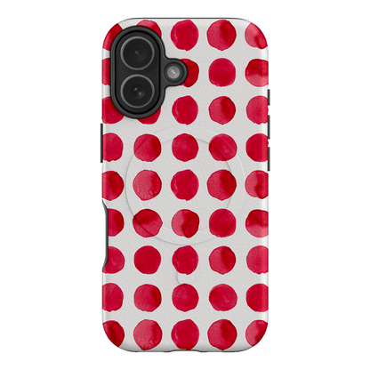 Spots in Red Printed Phone Cases by The Dairy - The Dairy