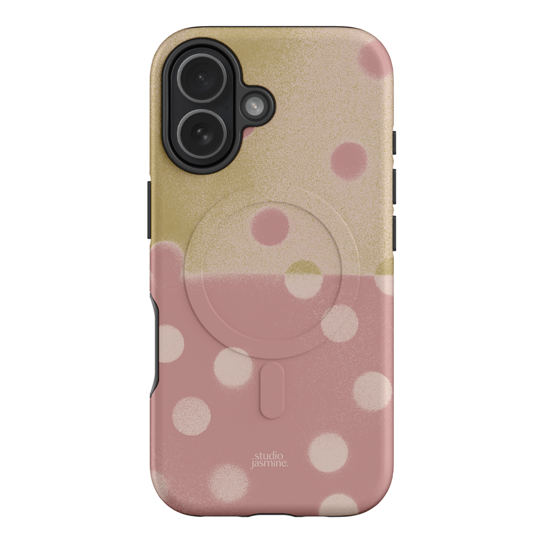 Strawberry Polka Dot Printed Phone Cases iPhone 17 / Armoured MagSafe by Jasmine Dowling - The Dairy