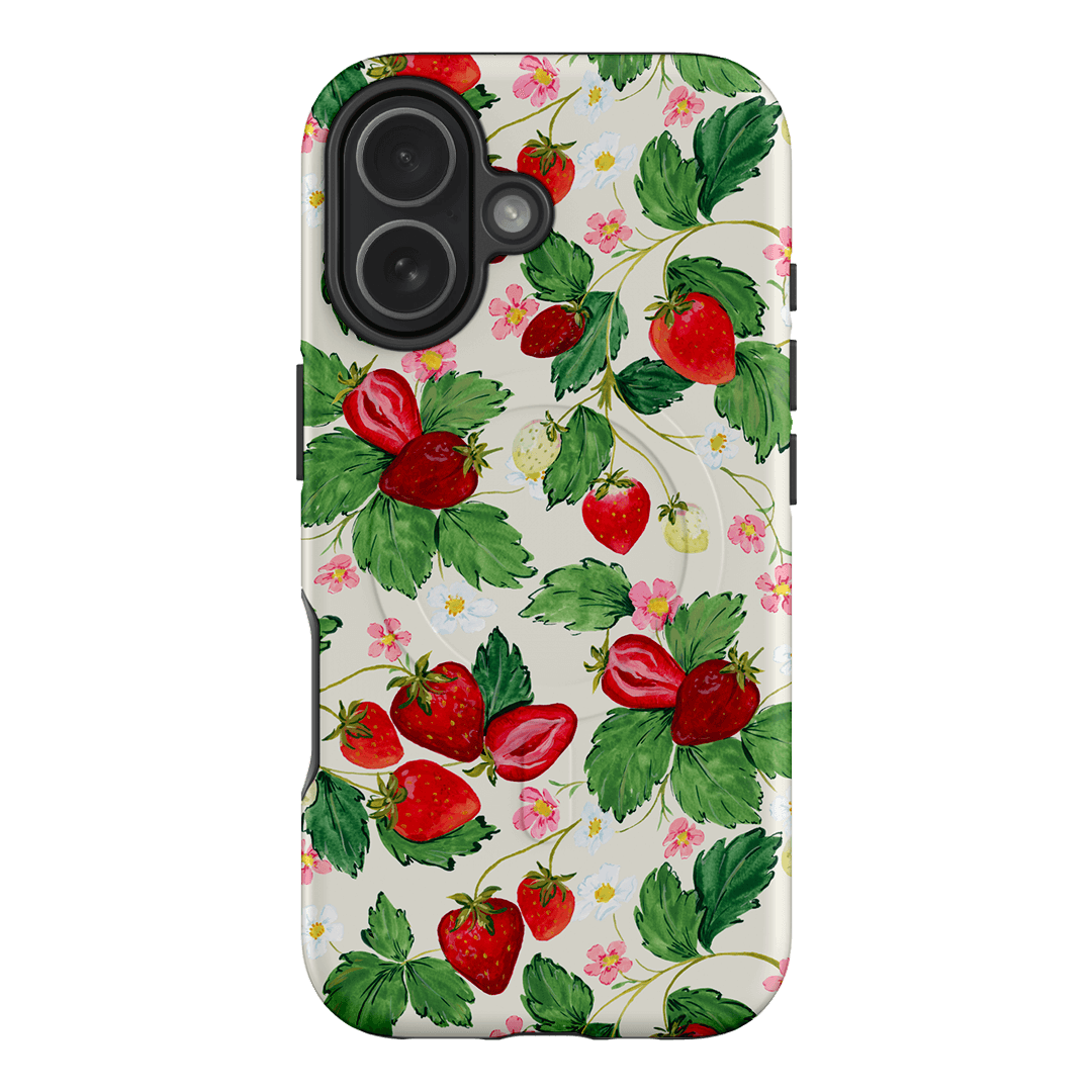 Strawberry Patch Floral And Fruity Phone Case Strawberry Patch Floral And Fruity Phone Case