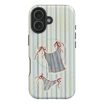 Stripe Tankini Printed Phone Cases iPhone 17 / Armoured MagSafe by Kayla Carr - The Dairy