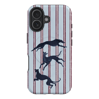 Stripey Hounds Printed Phone Cases iPhone 17 / Armoured MagSafe by Lisa Hu - The Dairy