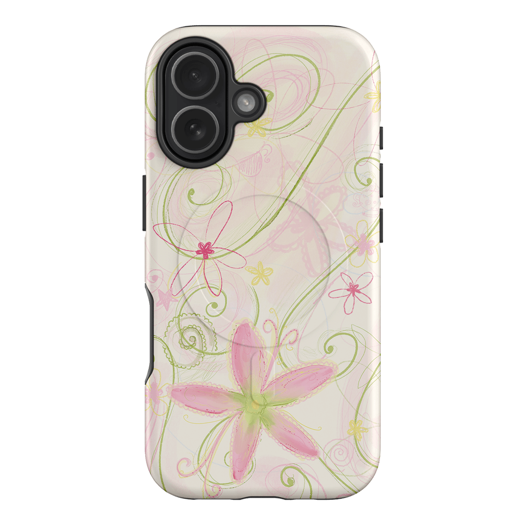 Swirl Pink Printed Phone Cases iPhone 17 / Armoured MagSafe by Kayla Carr - The Dairy