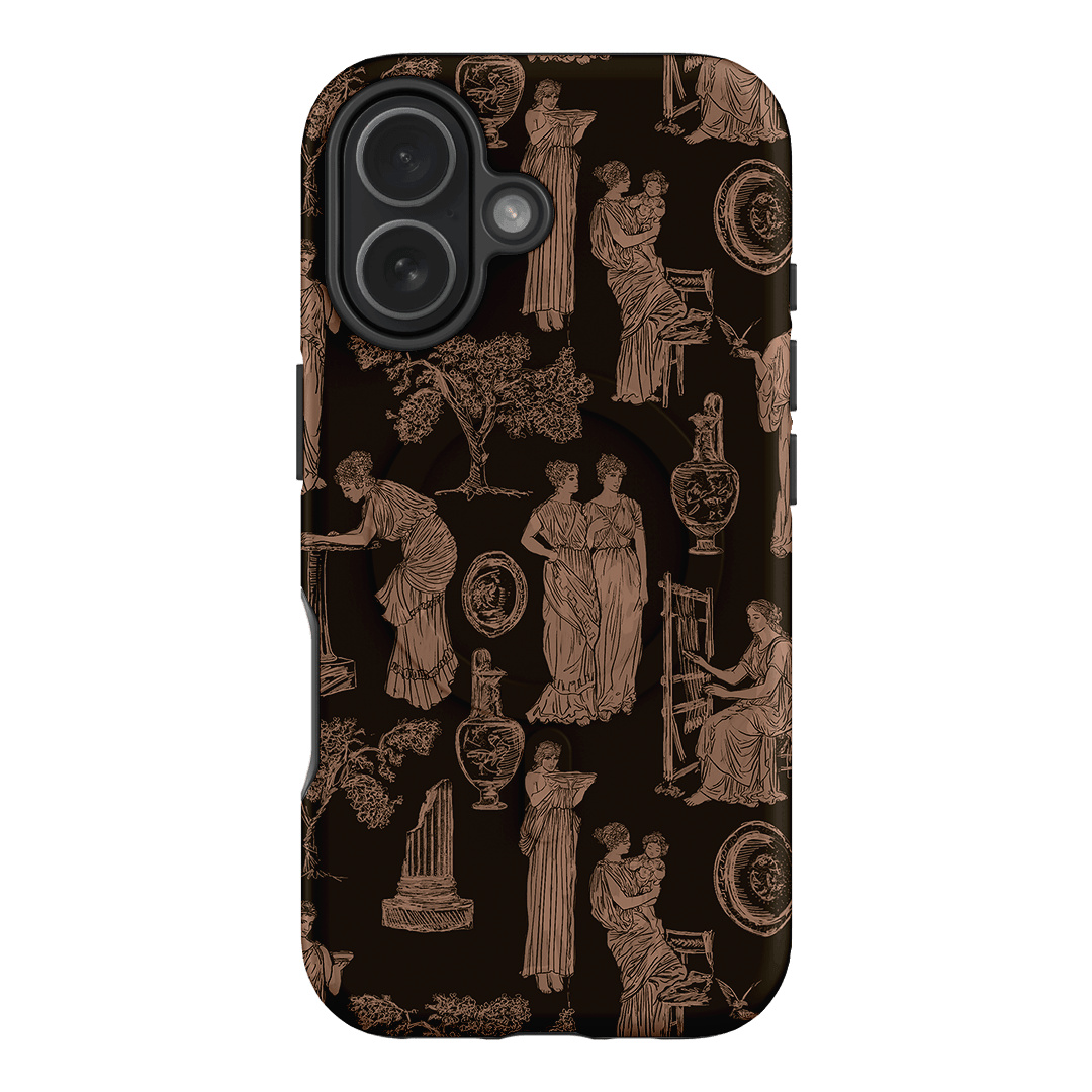 Symposium Burnt Umber Printed Phone Cases iPhone 17 / Armoured MagSafe by Veronica Tucker - The Dairy