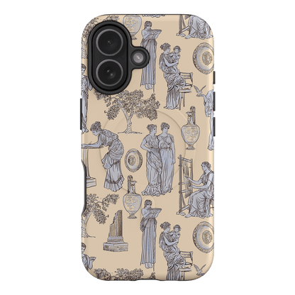 Symposium Alabaster Printed Phone Cases iPhone 17 / Armoured MagSafe by Veronica Tucker - The Dairy