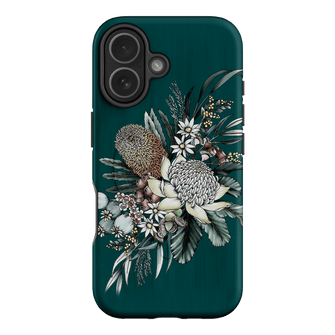 Teal Native Printed Phone Cases iPhone 17 / Armoured MagSafe by Typoflora - The Dairy