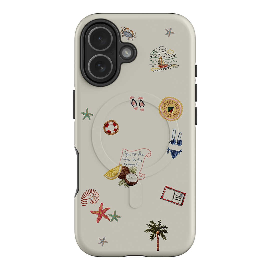 Vacay All Day Cream Printed Phone Cases by Antipodean - The Dairy