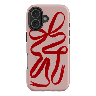 Valentine Ribbon Printed Phone Cases iPhone 17 / Armoured MagSafe by Jasmine Dowling - The Dairy
