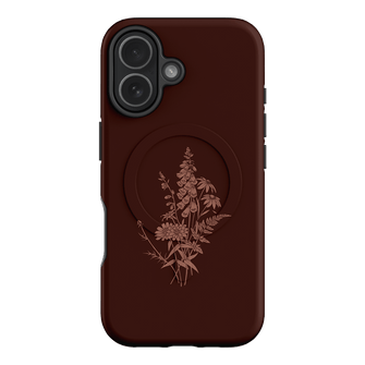 Wildflowers Mocha Printed Phone Cases iPhone 17 / Armoured MagSafe by Typoflora - The Dairy