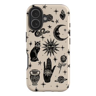 Astro Flash Beige Printed Phone Cases iPhone 17 / Armoured by Veronica Tucker - The Dairy