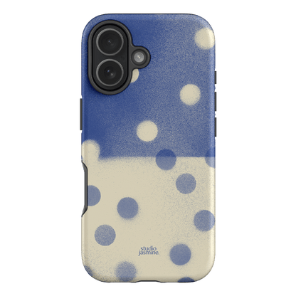 Bleu Polka Dot Printed Phone Cases iPhone 17 / Armoured by Jasmine Dowling - The Dairy