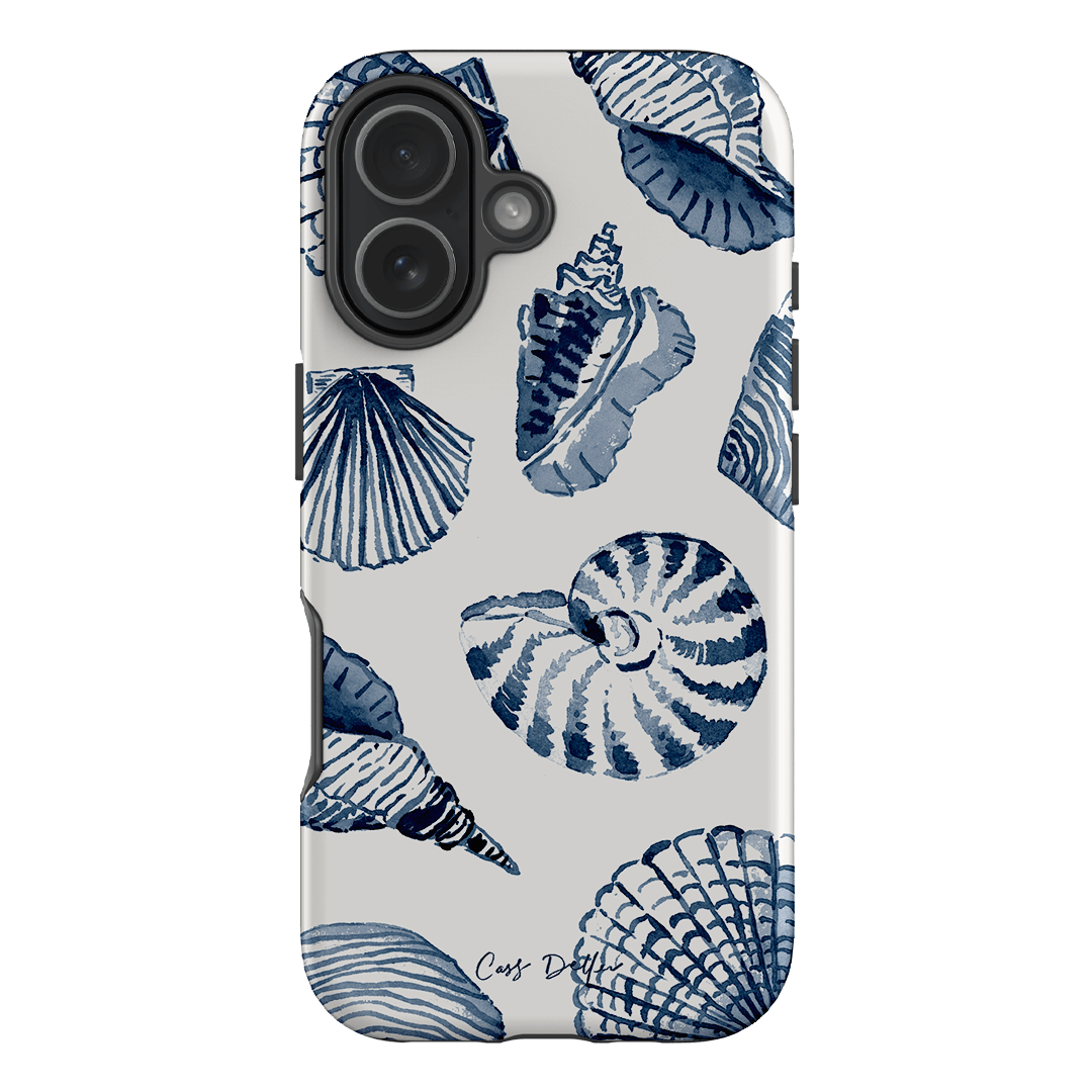 Blue Shells Printed Phone Cases iPhone 17 / Armoured by Cass Deller - The Dairy