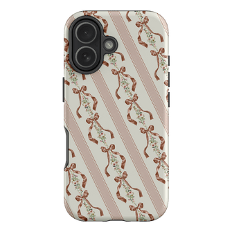 Bow Stripe Printed Phone Cases iPhone 17 / Armoured by Veronica Tucker - The Dairy
