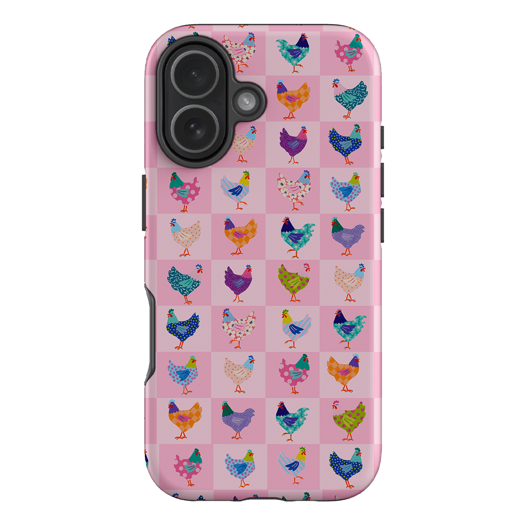 Checkered Chickens Printed Phone Cases iPhone 17 / Armoured by Kayla Henley - The Dairy
