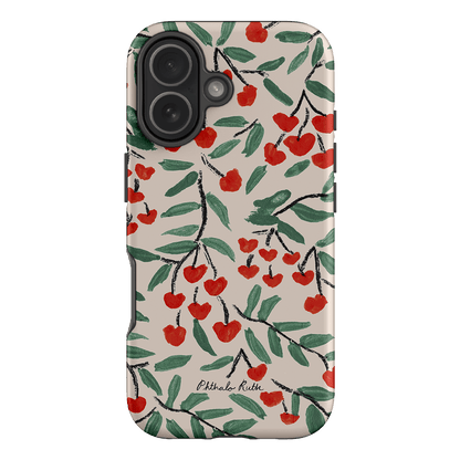 Cherry Love Printed Phone Cases iPhone 17 / Armoured by Phthalo Ruth - The Dairy