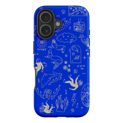 Easty Flash Blue Printed Phone Cases iPhone 17 / Armoured by Easty Beasty - The Dairy