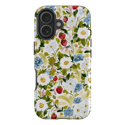 Garden Strawberries Printed Phone Cases iPhone 17 / Armoured by Ellie Mae - The Dairy