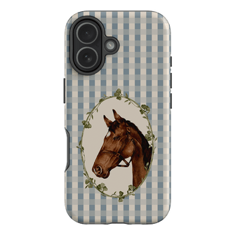Gingham Horse Printed Phone Cases iPhone 17 / Armoured by Kasiags Art - The Dairy