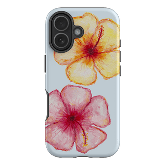 Hibiscus Flower Blue Printed Phone Cases iPhone 17 / Armoured by BG. Studio - The Dairy