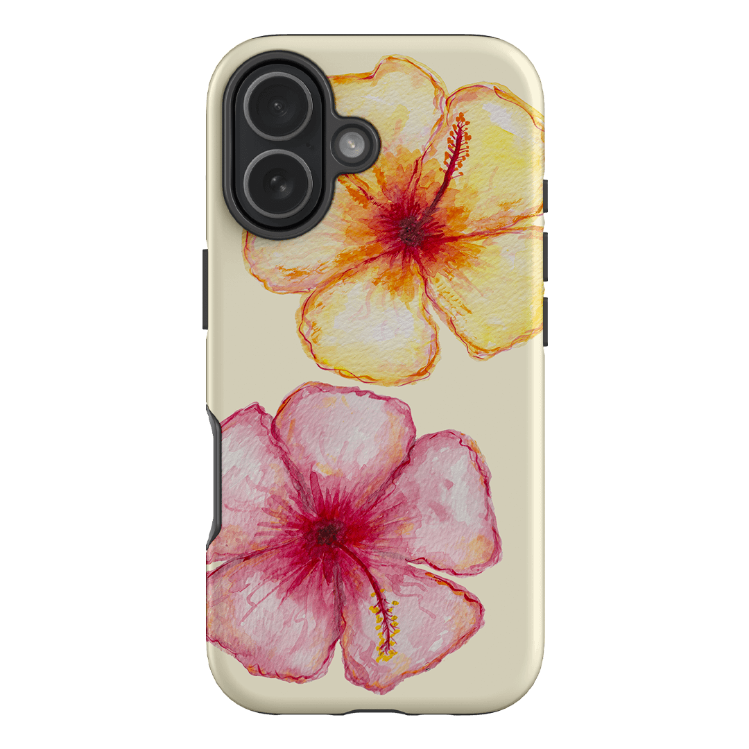 Hibiscus Flower Yellow Printed Phone Cases iPhone 17 / Armoured by BG. Studio - The Dairy