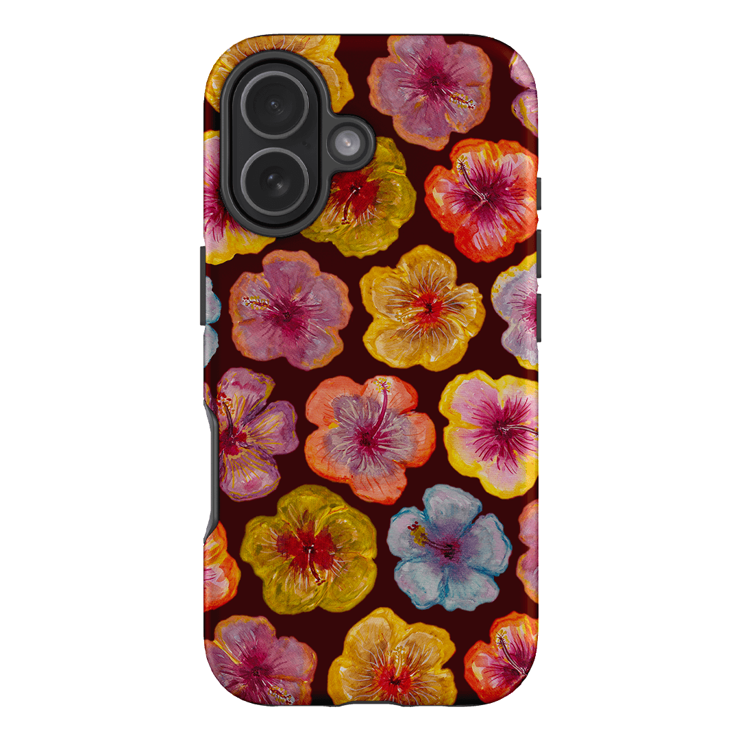 Hibiscus Holiday Rouge Printed Phone Cases iPhone 17 / Armoured by BG. Studio - The Dairy