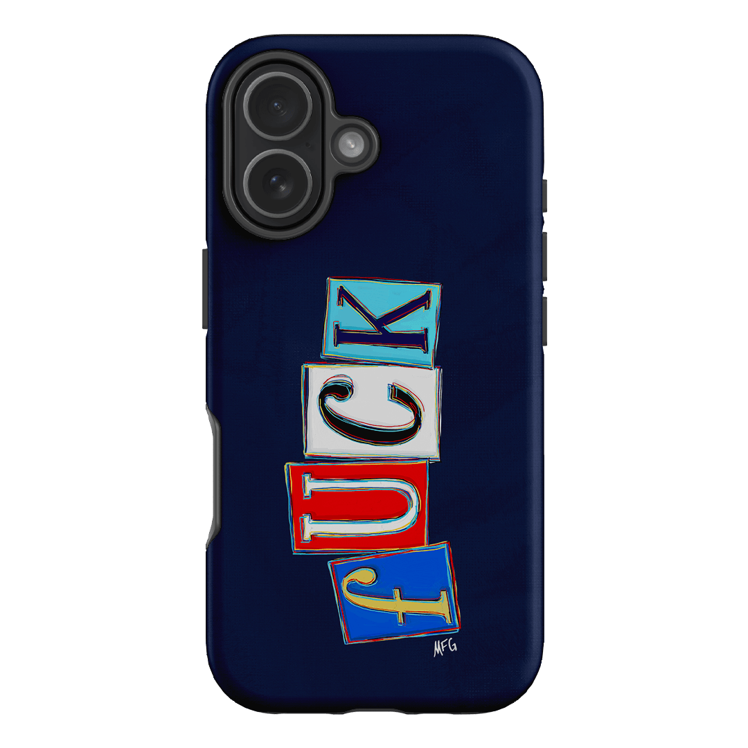 Lil Fcks Blue Printed Phone Cases iPhone 17 / Armoured by Margarbs Art - The Dairy