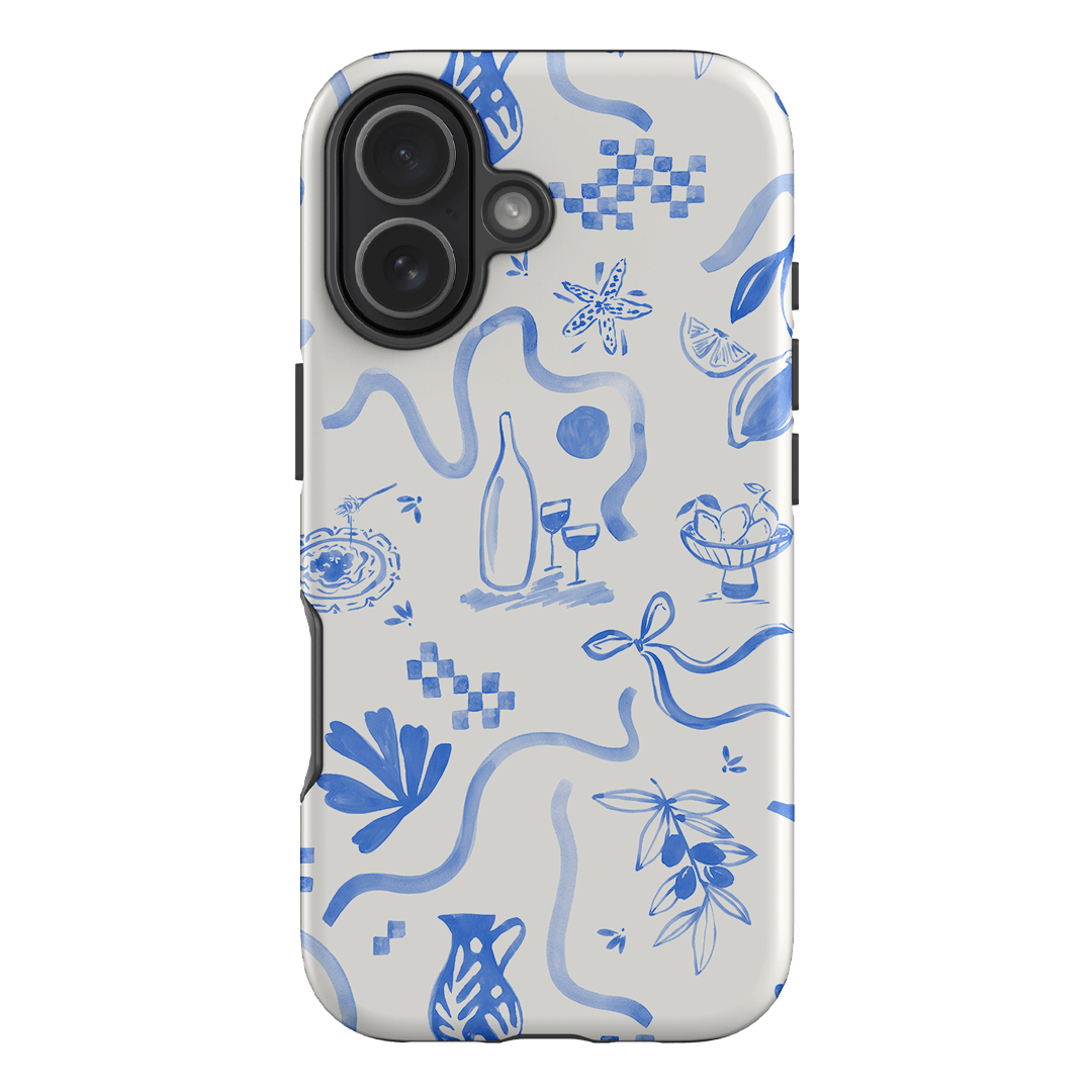 Mediterranean Wave Printed Phone Cases iPhone 17 / Armoured by Charlie Taylor - The Dairy