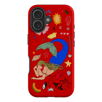 Mermaid Salad Scarlet Printed Phone Cases iPhone 17 / Armoured by Easty Beasty - The Dairy