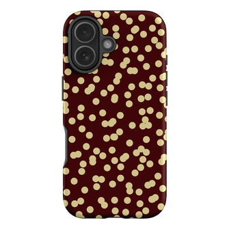 Mini Confetti Burgundy Butter Printed Phone Cases iPhone 17 / Armoured by Veronica Tucker - The Dairy