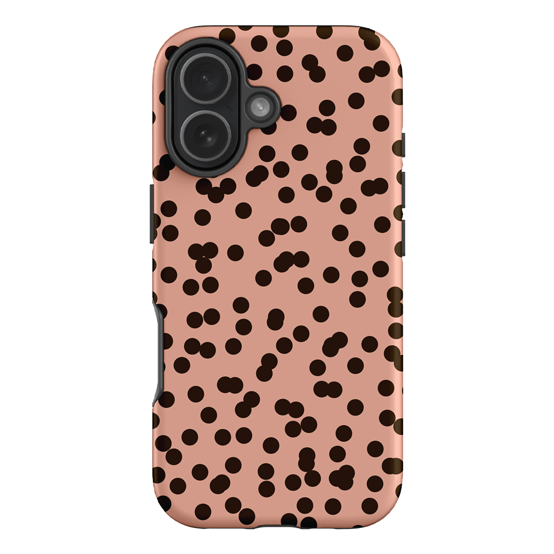 Mini Confetti Pink Chocolate Printed Phone Cases iPhone 17 / Armoured by Veronica Tucker - The Dairy