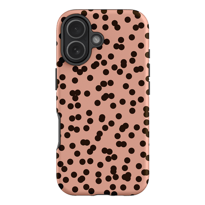 Mini Confetti Pink Chocolate Printed Phone Cases iPhone 17 / Armoured by Veronica Tucker - The Dairy