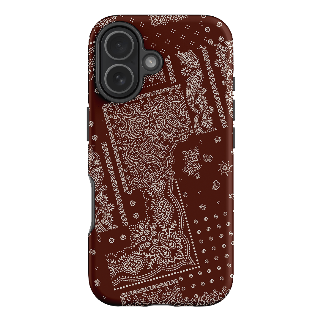 Paisley Cinnamon Printed Phone Cases iPhone 17 / Armoured by The Dairy - The Dairy