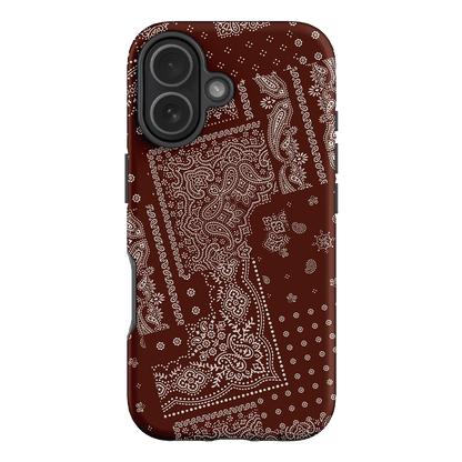 Paisley Cinnamon Printed Phone Cases iPhone 17 / Armoured by The Dairy - The Dairy