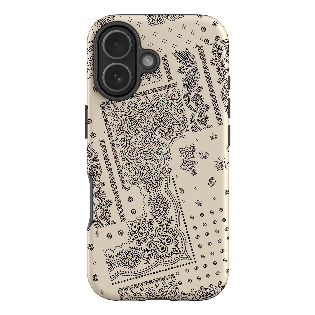 Paisley Ecru Printed Phone Cases iPhone 17 / Armoured by The Dairy - The Dairy