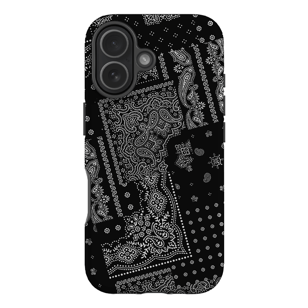 Paisley Noir Printed Phone Cases iPhone 17 / Armoured by The Dairy - The Dairy