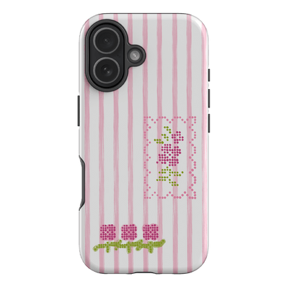 Patchwork Pink Printed Phone Cases iPhone 17 / Armoured by Kayla Carr - The Dairy