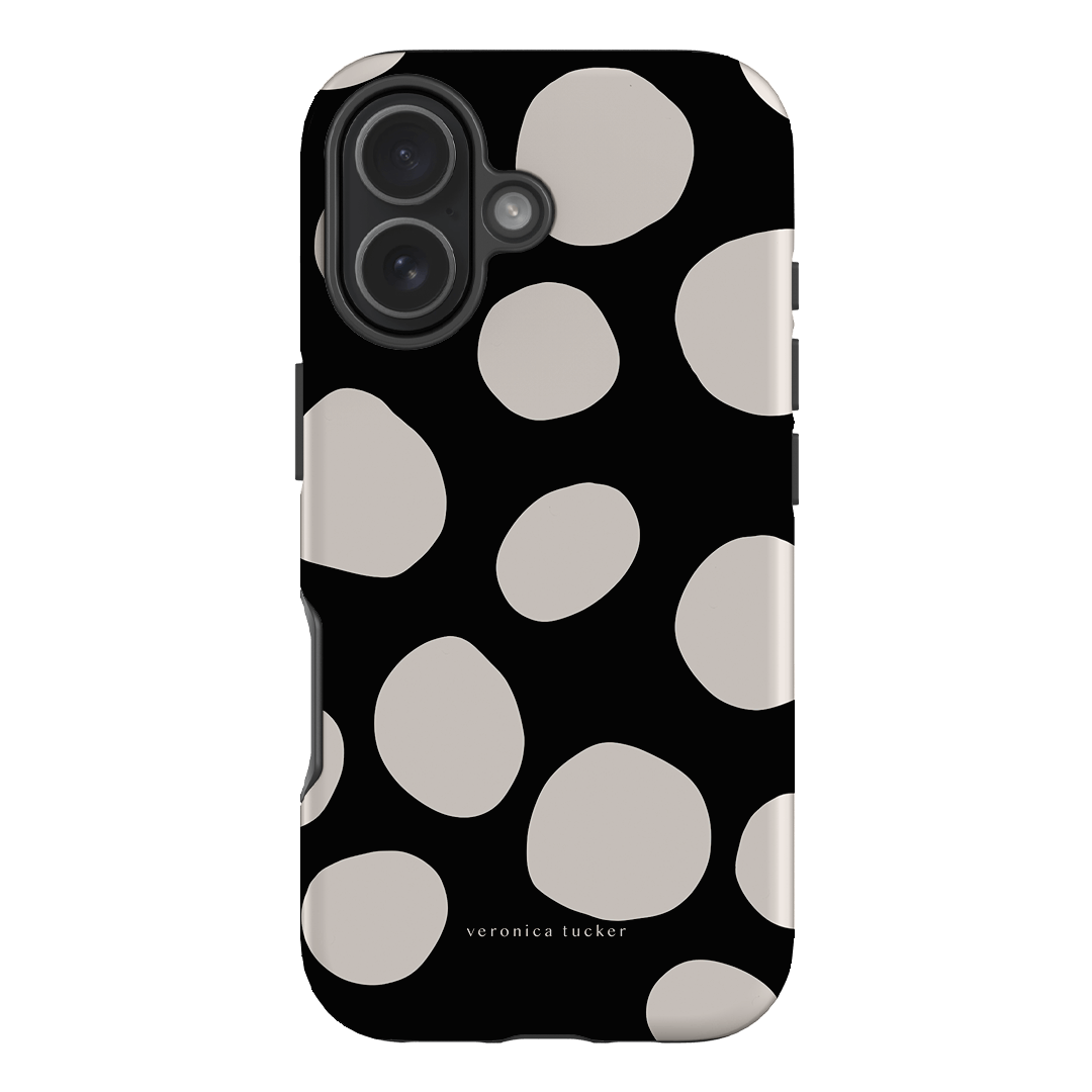 Pebbles Noir Printed Phone Cases iPhone 17 / Armoured by Veronica Tucker - The Dairy