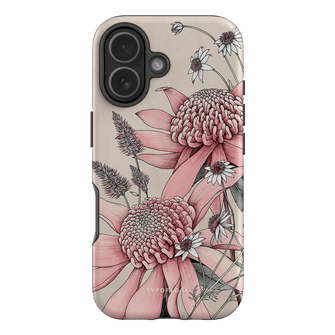 Pink Waratah Printed Phone Cases iPhone 17 / Armoured by Typoflora - The Dairy