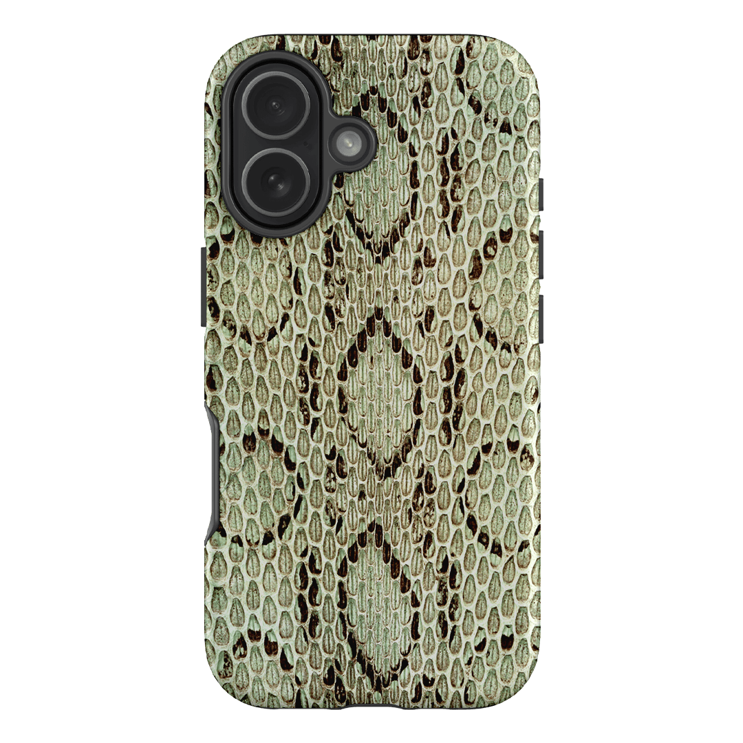 Pistachio Python Printed Phone Cases iPhone 17 / Armoured by The Dairy - The Dairy