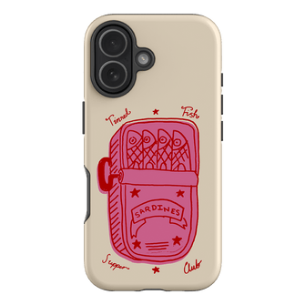 Sardine Social Red Printed Phone Cases iPhone 17 / Armoured by The Dairy - The Dairy