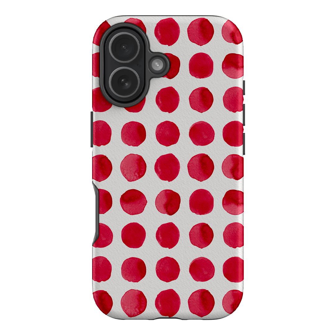 Spots in Red Printed Phone Cases by The Dairy - The Dairy
