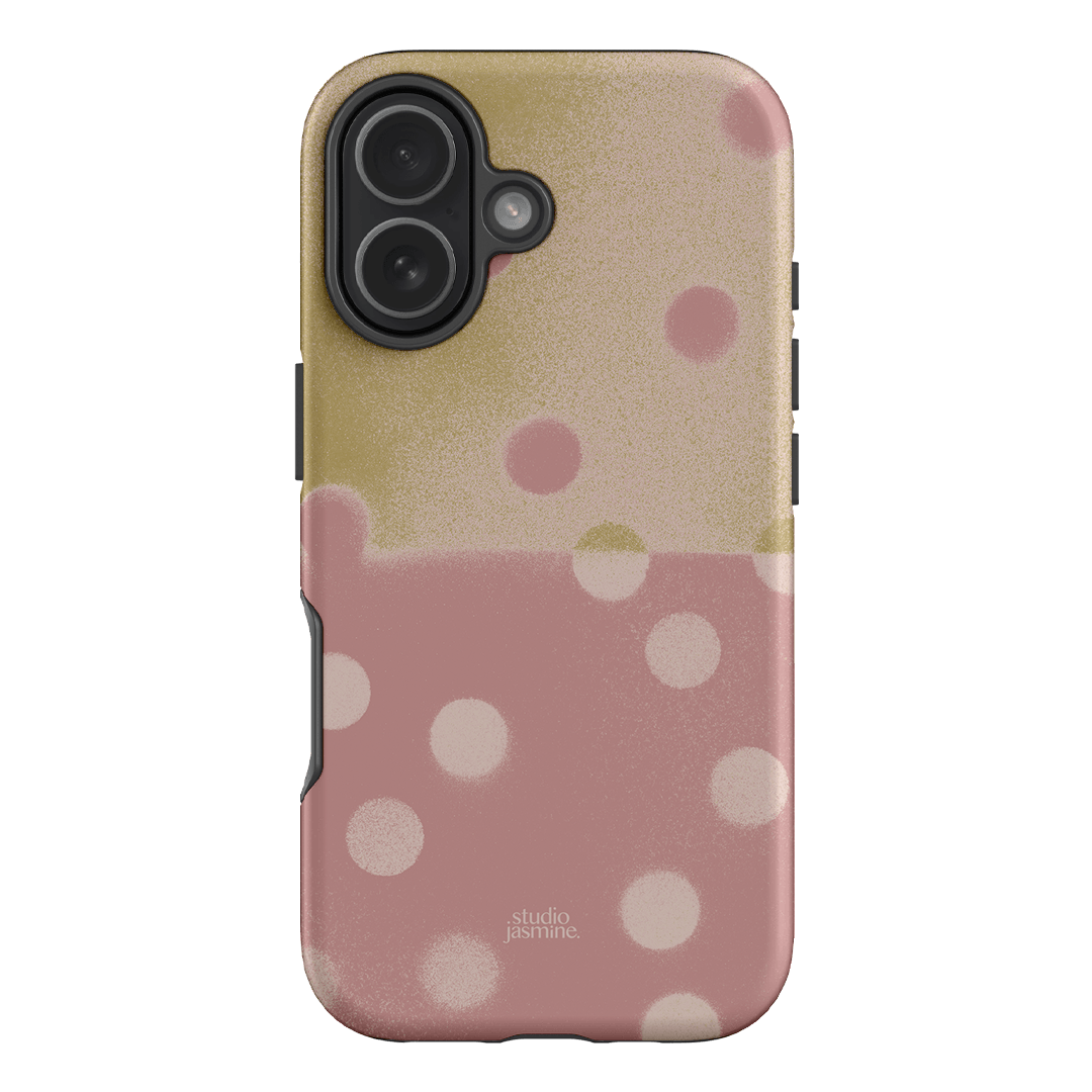 Strawberry Polka Dot Printed Phone Cases iPhone 17 / Armoured by Jasmine Dowling - The Dairy