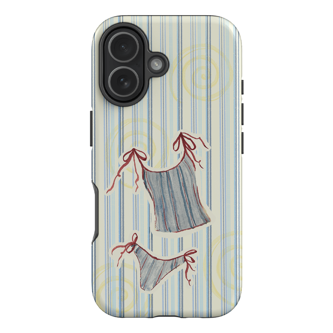 Stripe Tankini Printed Phone Cases iPhone 17 / Armoured by Kayla Carr - The Dairy