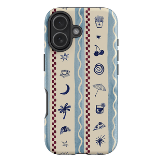 Summer Snacks Blue Printed Phone Cases iPhone 17 / Armoured by Charlie Taylor - The Dairy