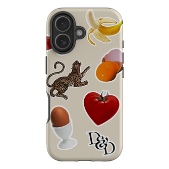Sunday Stickers Cream Printed Phone Cases iPhone 17 / Armoured by Desmond & Dempsey - The Dairy
