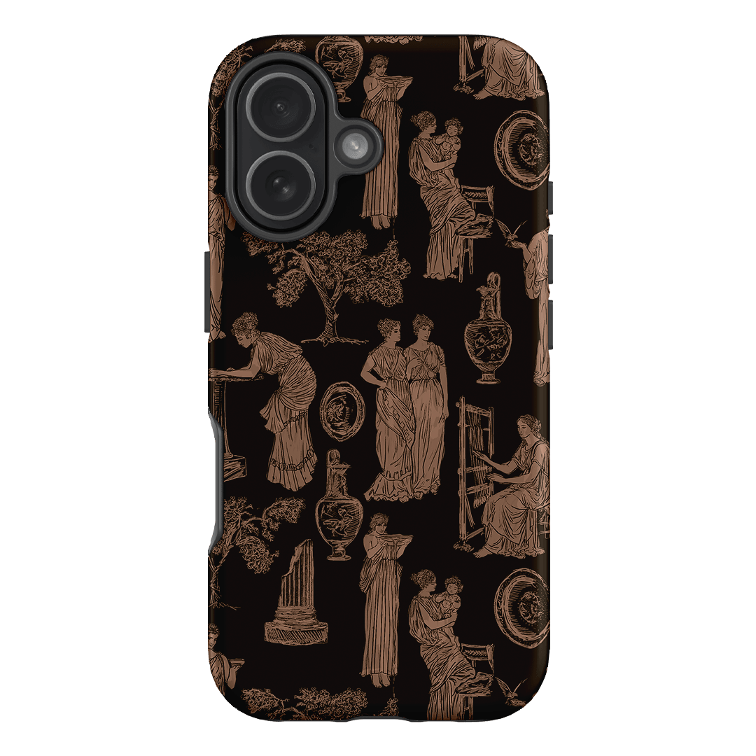 Symposium Burnt Umber Printed Phone Cases iPhone 17 / Armoured by Veronica Tucker - The Dairy