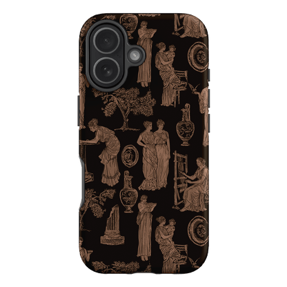 Symposium Burnt Umber Printed Phone Cases iPhone 17 / Armoured by Veronica Tucker - The Dairy