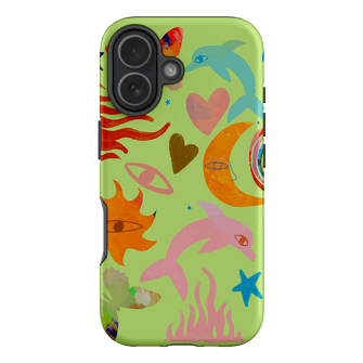 Tattoos Green Printed Phone Cases iPhone 17 / Armoured by Kate Eliza - The Dairy