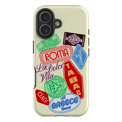 Well Travelled Printed Phone Cases iPhone 17 / Armoured by The Dairy - The Dairy