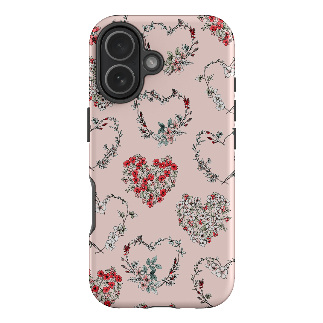 Wild Heart Wreath Printed Phone Cases iPhone 17 / Armoured by Typoflora - The Dairy